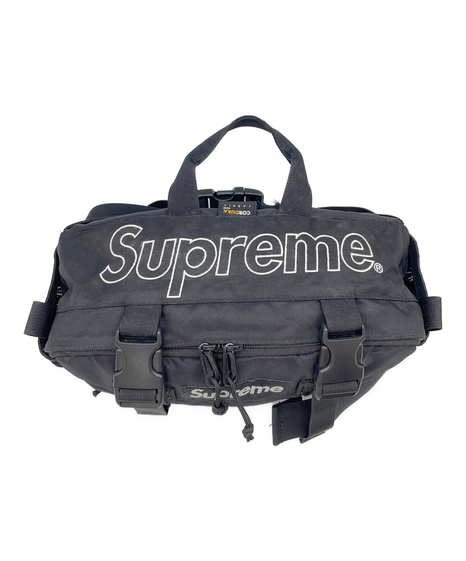 中古・古着通販】SUPREME (シュプリーム) ウエストバッグ ブラック 