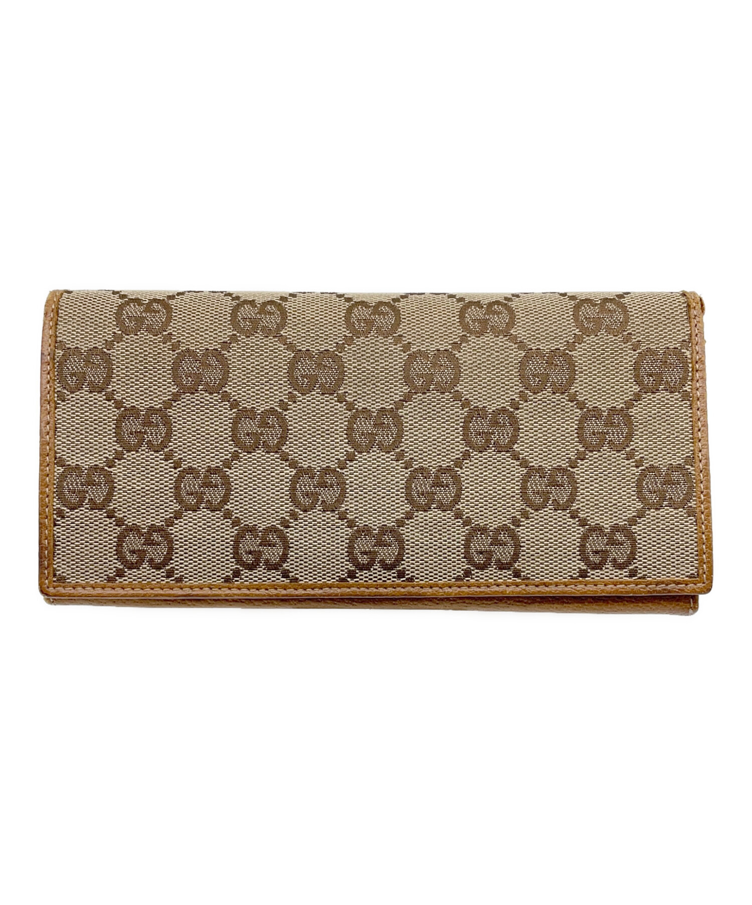 中古・古着通販】GUCCI (グッチ) 長財布 GG ベージュ｜ブランド・古着