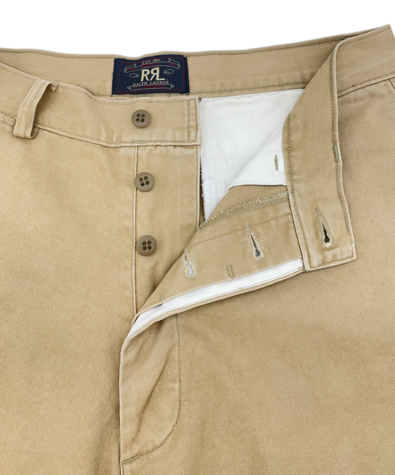 中古・古着通販】RRL (ダブルアールエル) カラーパンツ ベージュ