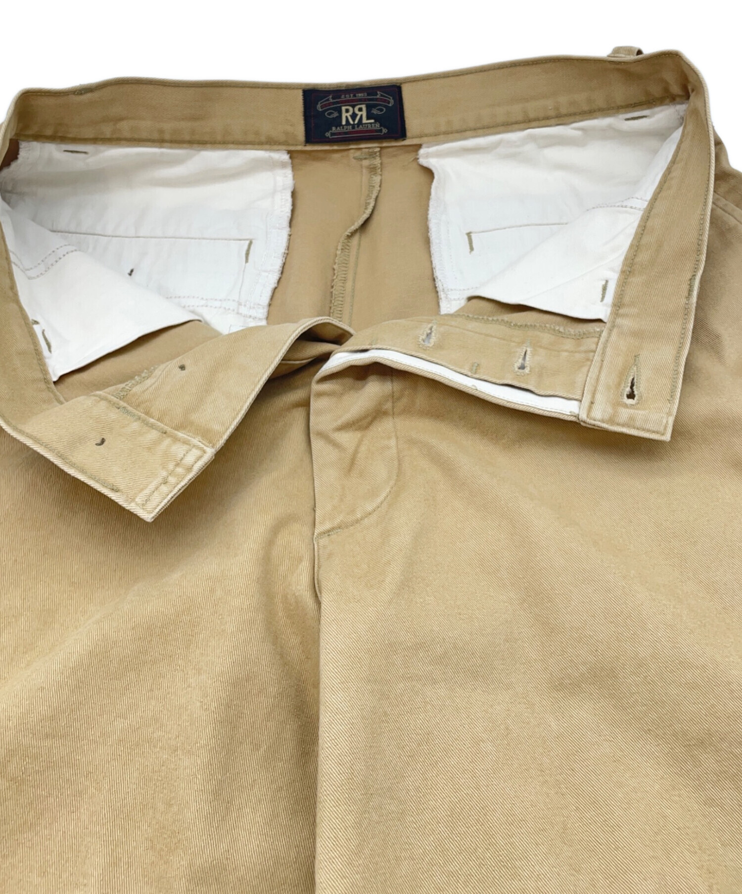ダブルアールエル　ベージュ カーゴパンツ ウエスト38 中古・古着通販】RRL (ダブルアールエル) カラーパンツ ベージュ