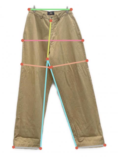 中古・古着通販】RRL (ダブルアールエル) カラーパンツ ベージュ