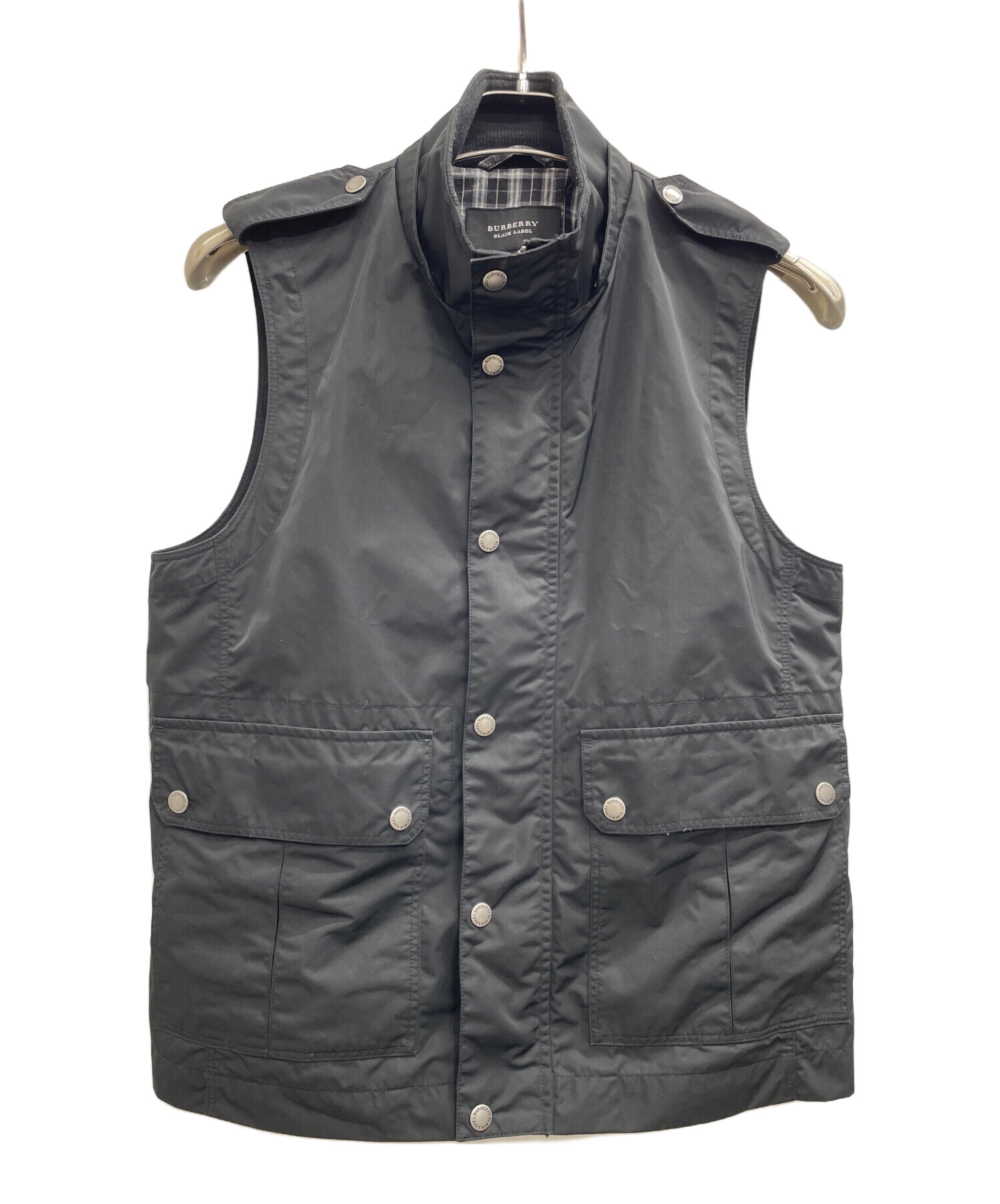 BURBERRY ブラック　ベスト　古着 中古・古着通販】BURBERRY BLACK LABEL (バーバリーブラックレーベル