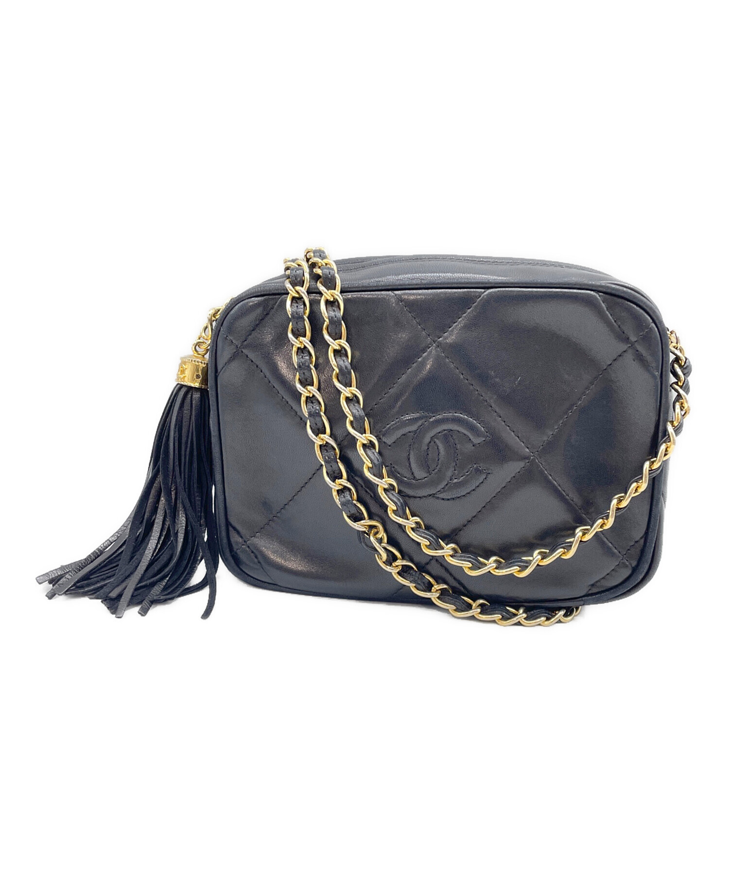 中古・古着通販】CHANEL (シャネル) フリンジチェーンショルダー 