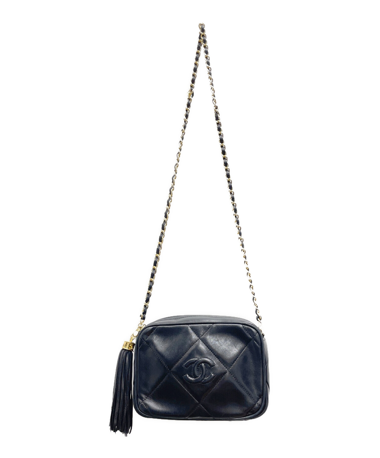 中古・古着通販】CHANEL (シャネル) フリンジチェーンショルダー 
