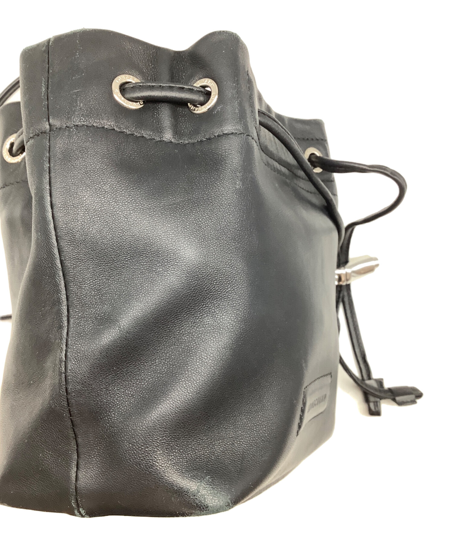 中古・古着通販】LONGCHAMP (ロンシャン) 巾着ショルダーバッグ