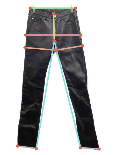 ムーンエイジデビルメント　レザーカーゴパンツ ムーンエイジデビルメント レザーカーゴパンツ