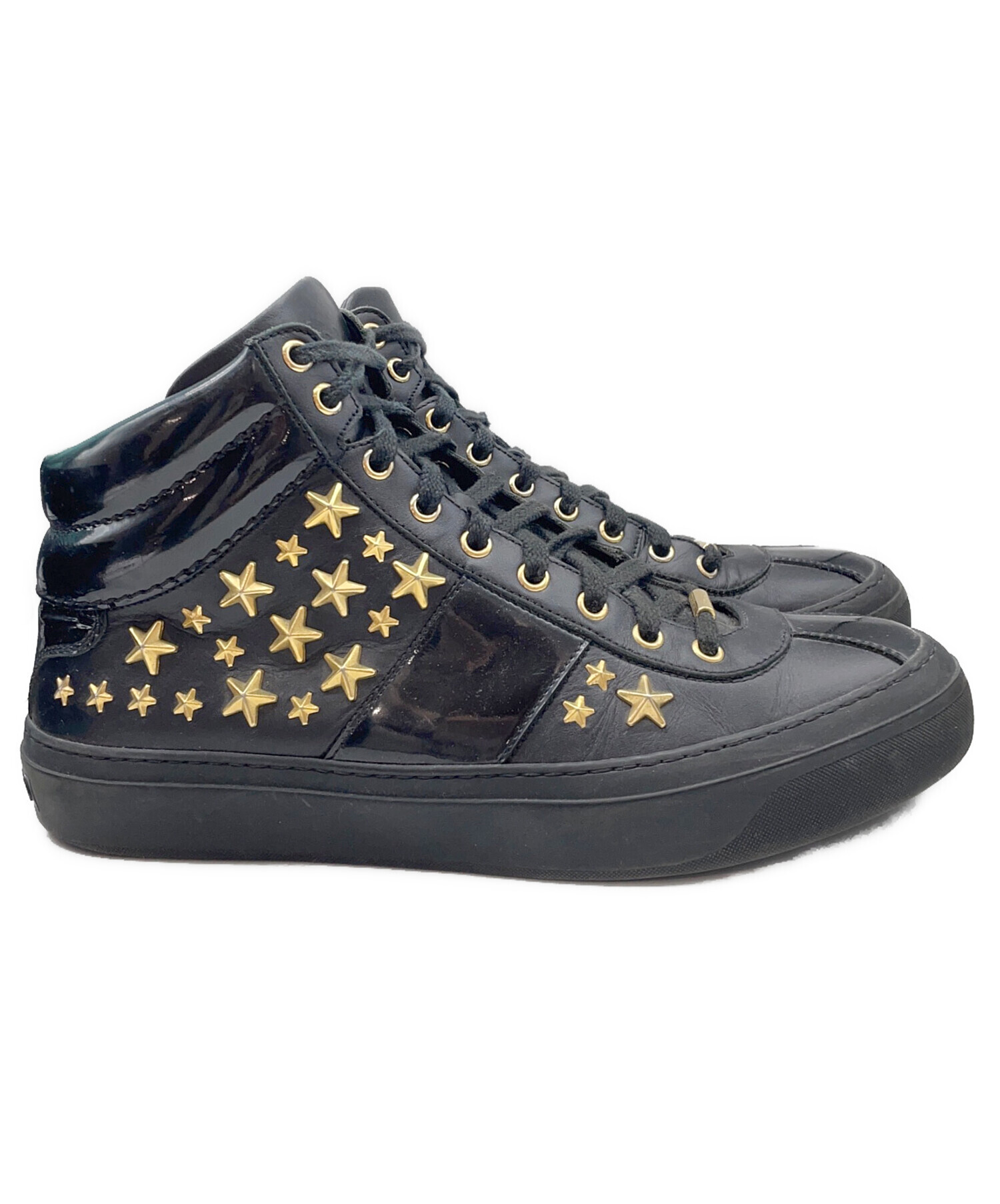 中古・古着通販】JIMMY CHOO (ジミーチュウ) スタッズハイカット