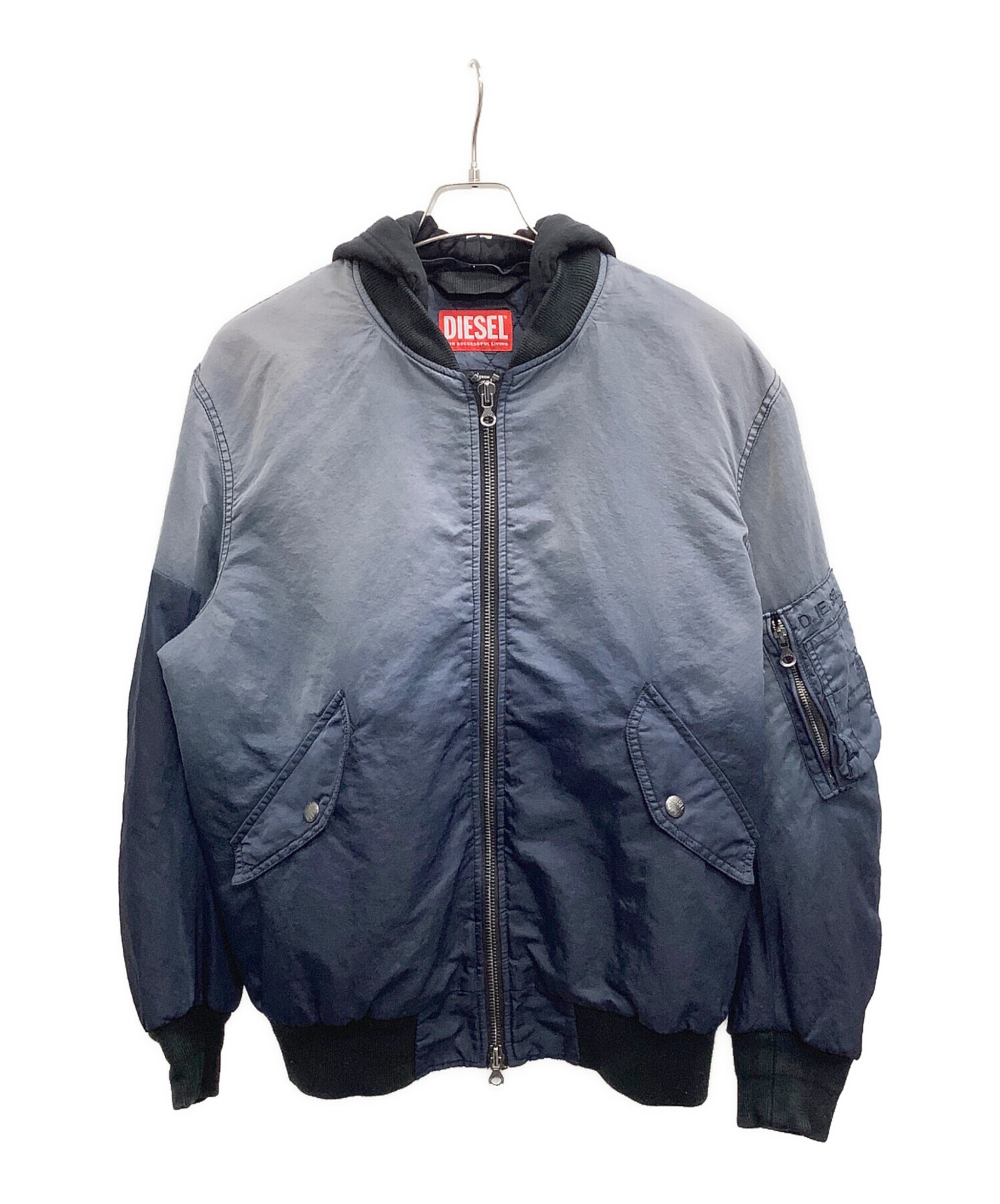 中古・古着通販】DIESEL (ディーゼル) ブルゾン ブルー サイズ:46 