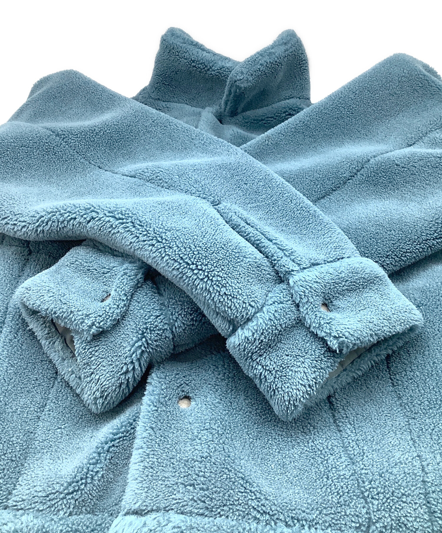 中古・古着通販】X-GIRL (エックスガール) ボアジャケット ブルー