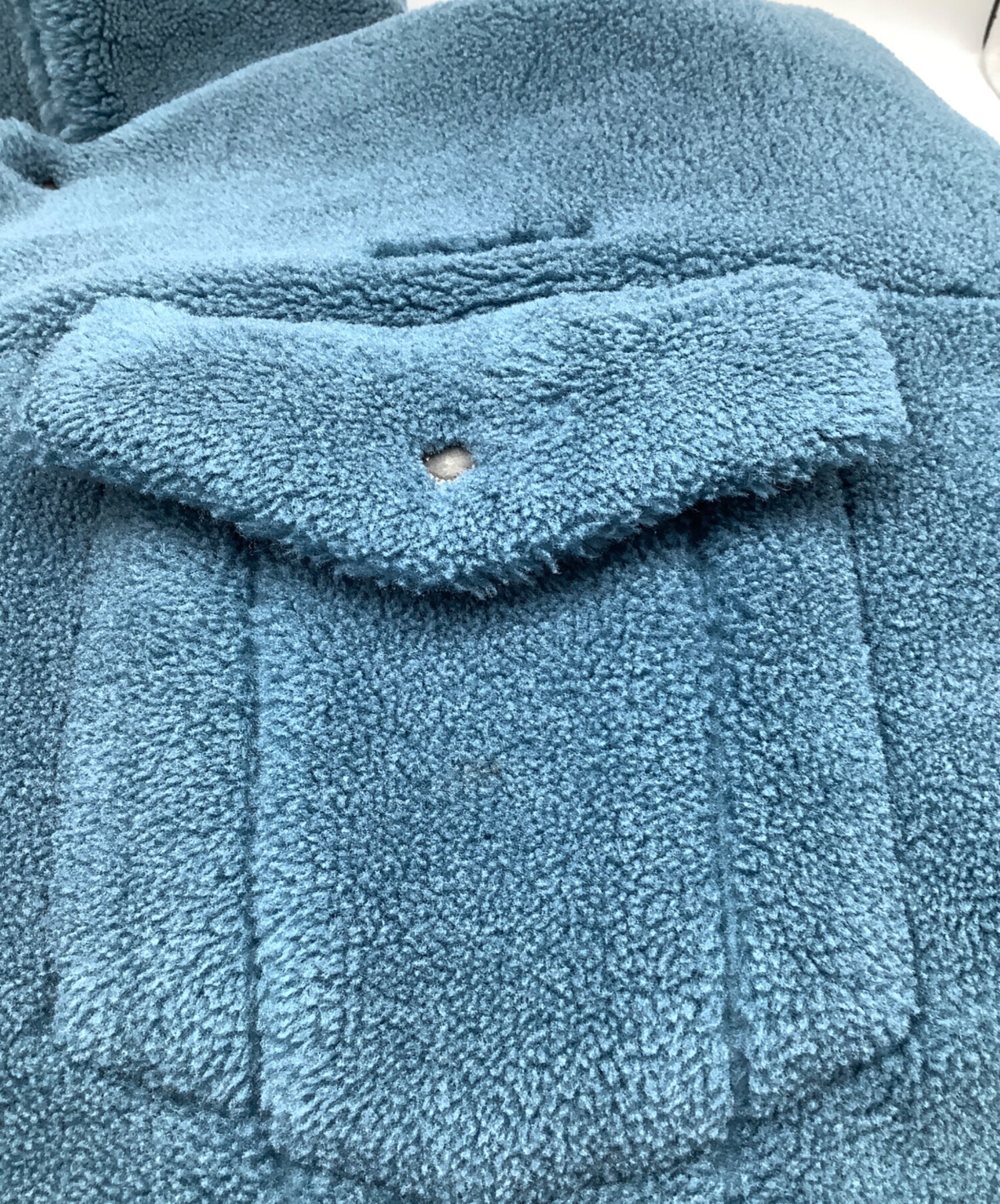 中古・古着通販】X-GIRL (エックスガール) ボアジャケット ブルー