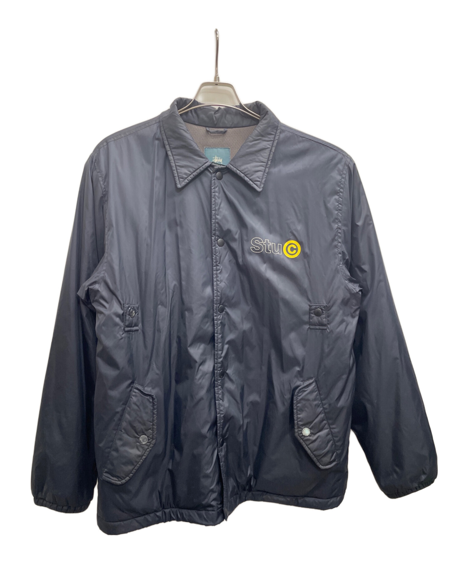 中古・古着通販】stussy (ステューシー) コーチジャケット ネイビー
