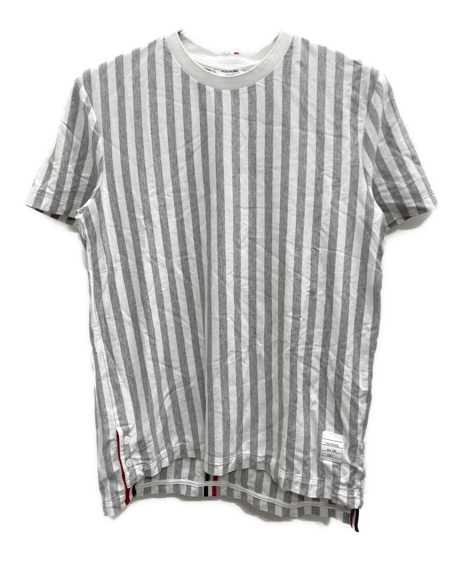 中古・古着通販】Thom Browne (トムブラウン) 半袖Tシャツ ホワイト
