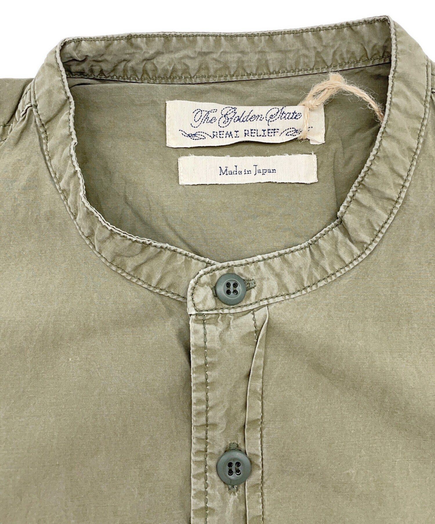 中古・古着通販】REMI RELIEF (レミレリーフ) シャツ カーキ サイズ:M
