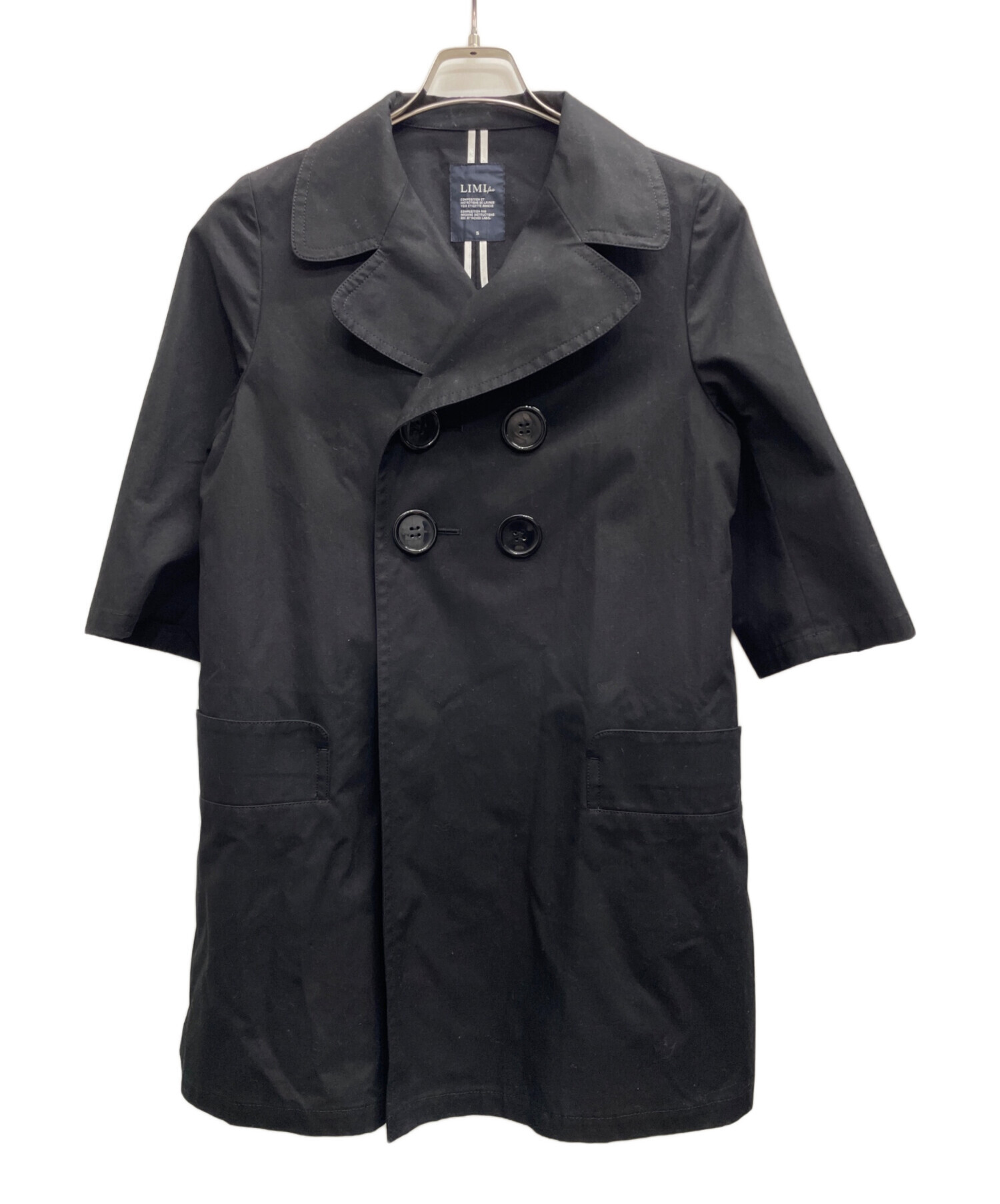 中古・古着通販】LIMI feu (リミフゥ) コート ブラック サイズ:S