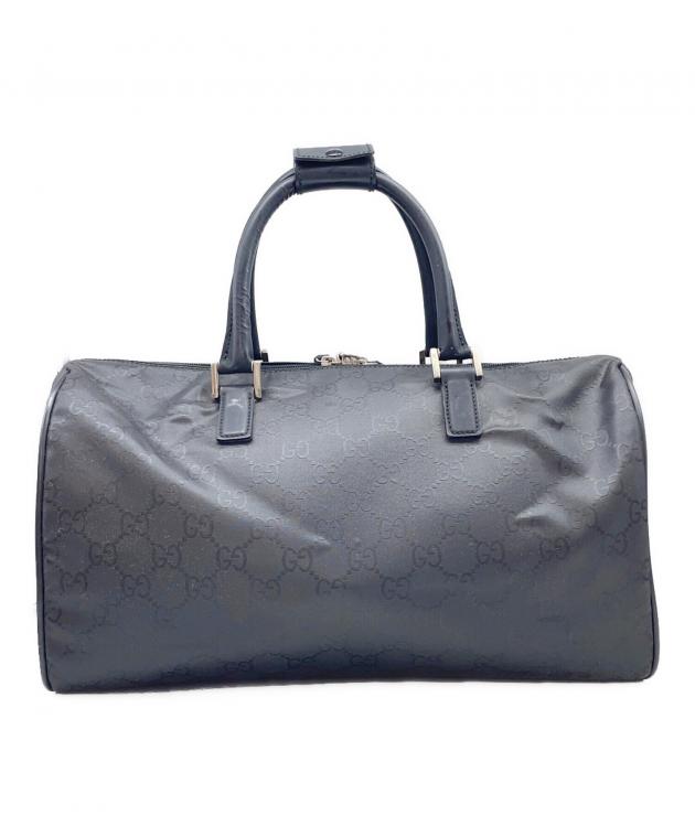 中古・古着通販】GUCCI (グッチ) ボストンバッグ ブラック｜ブランド