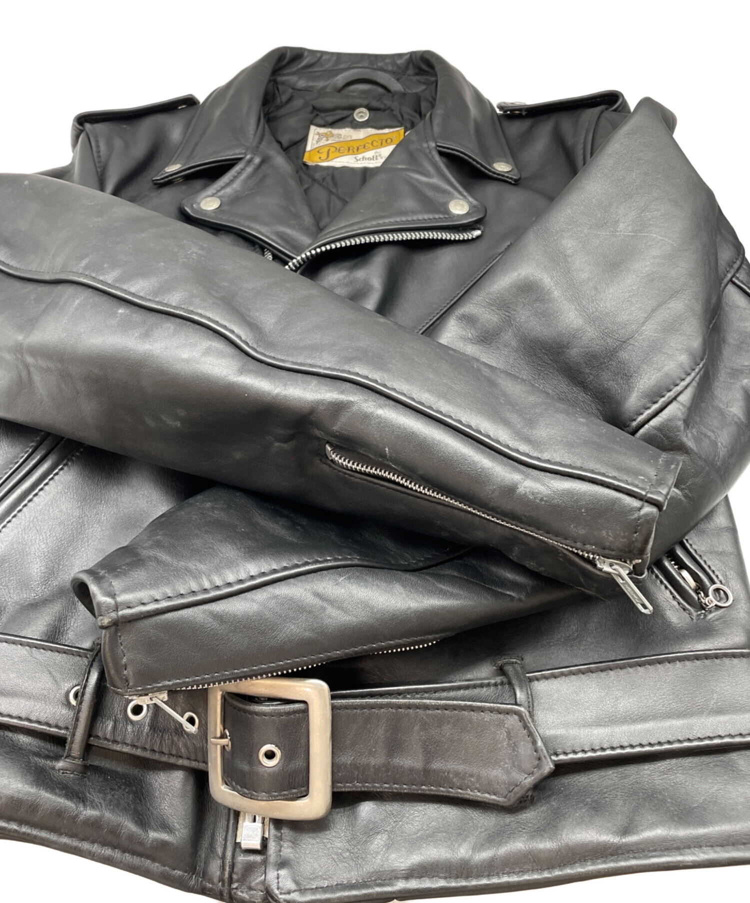 ライダースジャケット Schott 38 中古・古着通販】Schott (ショット) ライダースジャケット