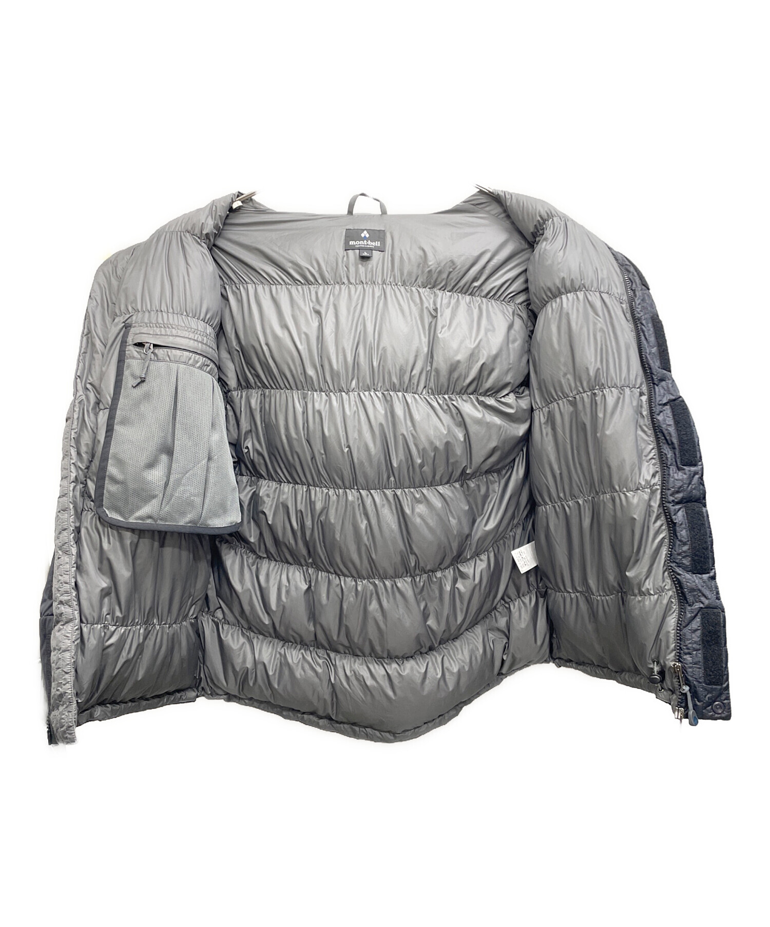 mont-bell インナーダウンジャケット XL グレー 中古・古着通販】mont-bell (モンベル) ベンティスカダウンジャケット