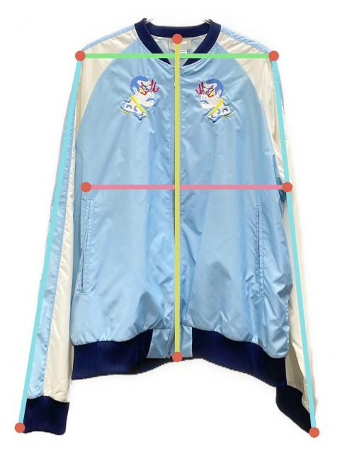 中古・古着通販】asics tiger (アシックスタイガー) ジャケット スカイ