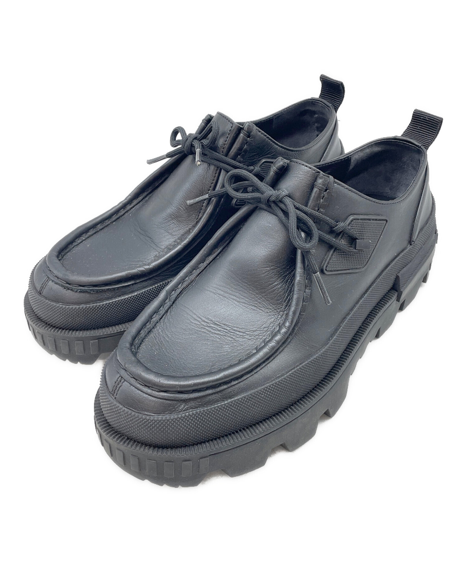 未使用 　MONCLER モンクレール　ドライビングシューズ　ネイビー　41 中古・古着通販】MONCLER (モンクレール) TRAILGRIP APRES HIGH GTX