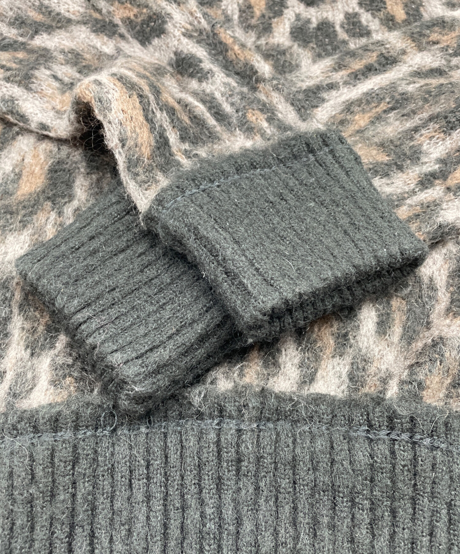 中古・古着通販】sacai (サカイ) 厚手ニット ブラウン サイズ:3 