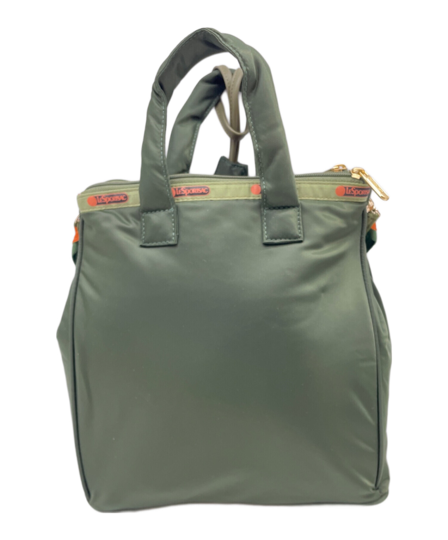 LeSportsac 2 Way Tote Bag オリーブグリーン
