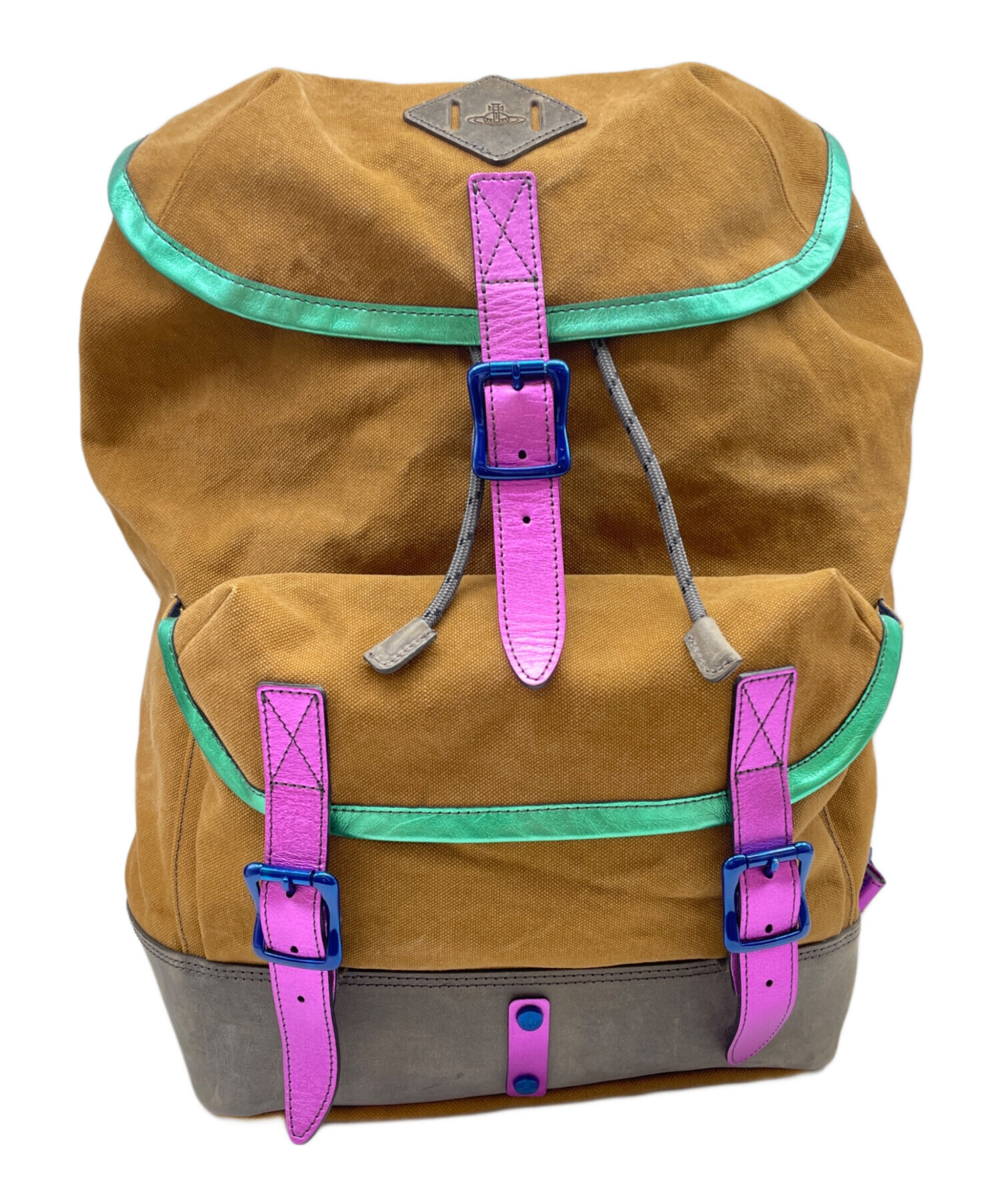 ○★新品未使用　ヴィヴィアンウエストウッド　メタリックミリタリー　リュック 中古・古着通販】Vivienne Westwood (ヴィヴィアンウエストウッド