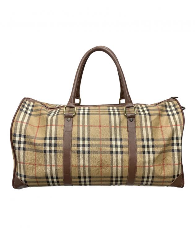 バーバリー　ボストンバッグ 中古・古着通販】Burberry's (バーバリーズ) ボストンバッグ ベージュ