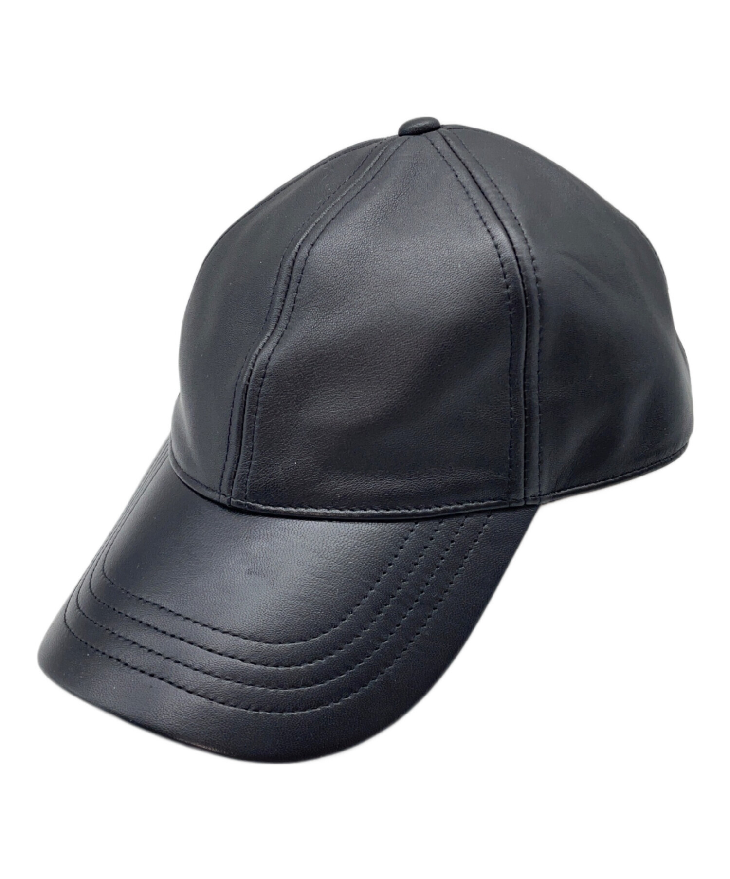 【新品未使用‼︎】DIESEL ブラック レザー ベースボールキャップ 中古・古着通販】DIESEL (ディーゼル) レザーキャップ ブラック