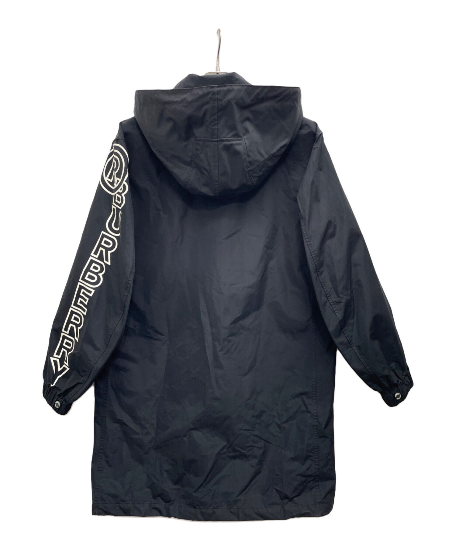 中古・古着通販】BURBERRY (バーバリー) ナイロンコート ブラック