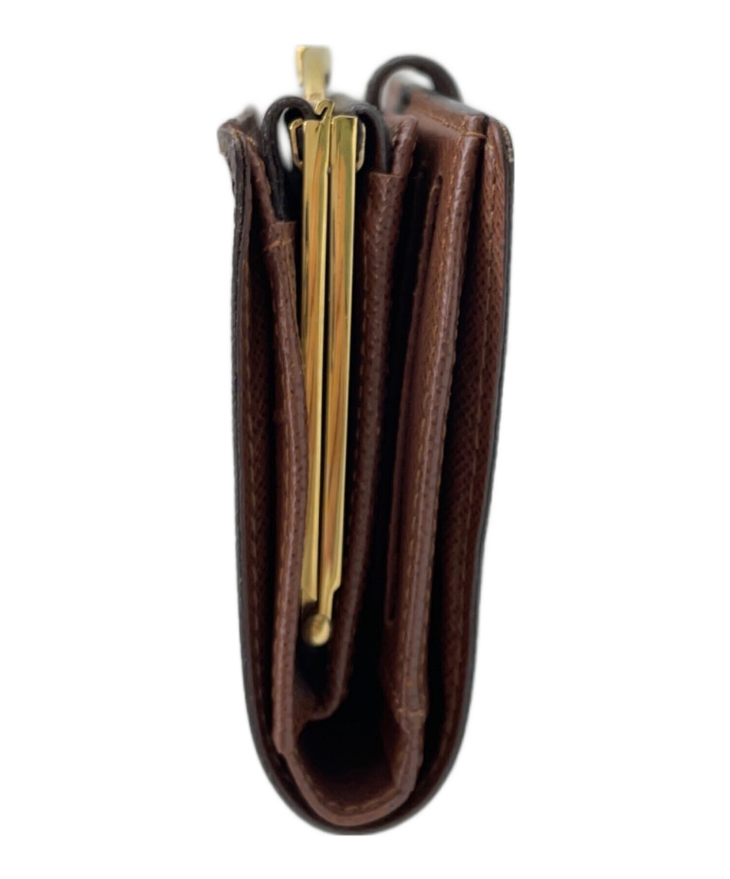 中古・古着通販】LOUIS VUITTON (ルイ ヴィトン) がま口財布 ブラウン