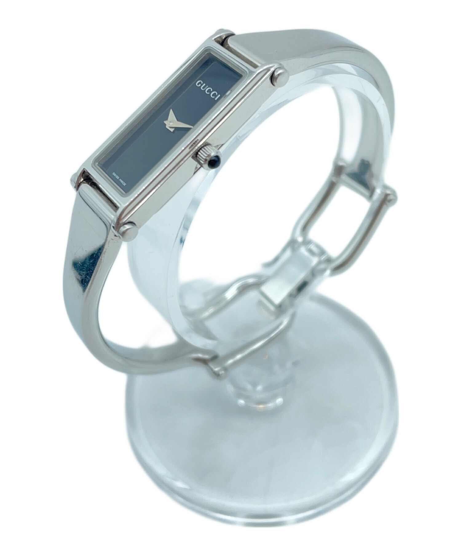新品未使用品 GUCCI 時計 1500L バングルタイプ 稼働品 中古・古着通販】GUCCI (グッチ) 1500L バングルウォッチ｜ブランド