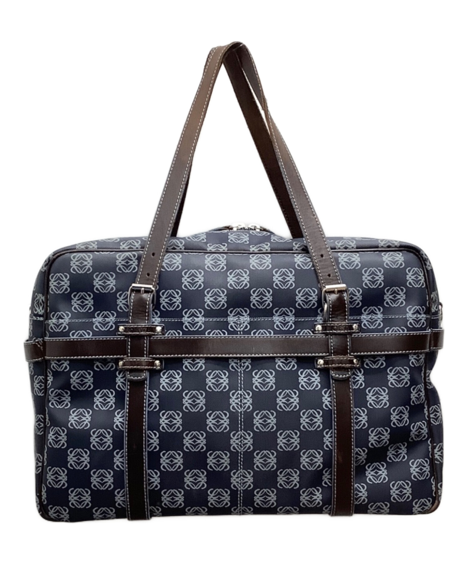 中古・古着通販】LOEWE (ロエベ) ボストンバッグ ネイビー｜ブランド