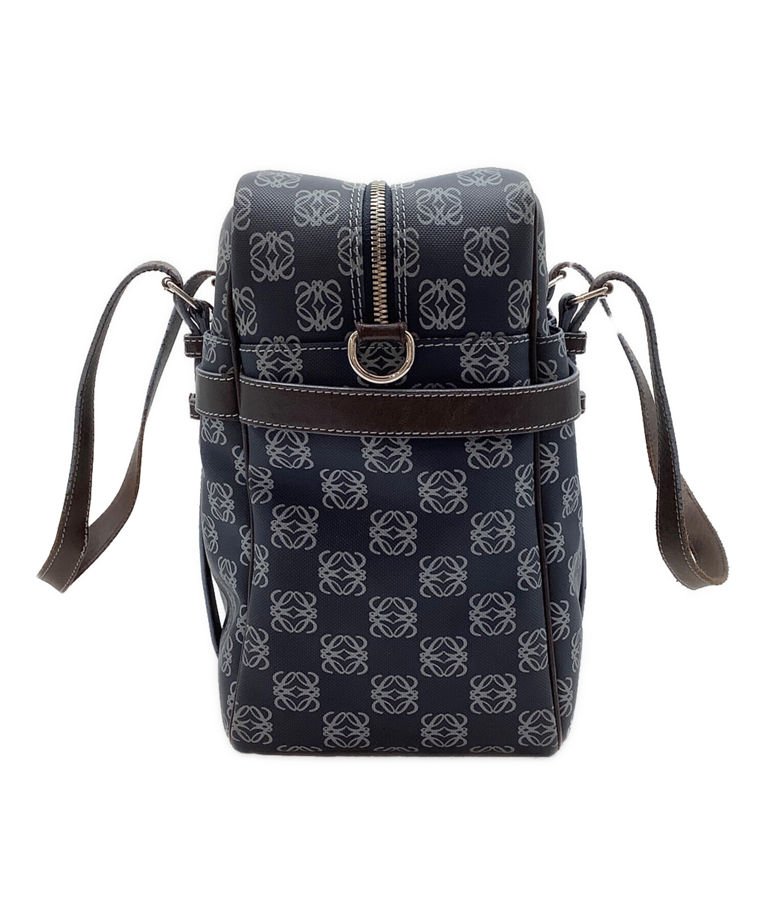 中古・古着通販】LOEWE (ロエベ) ボストンバッグ ネイビー｜ブランド