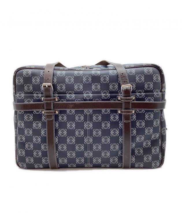 中古・古着通販】LOEWE (ロエベ) ボストンバッグ ネイビー｜ブランド