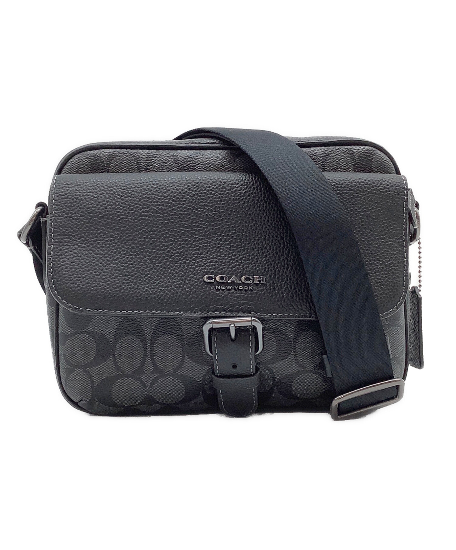 中古・古着通販】COACH (コーチ) ショルダーバッグ ブラック｜ブランド