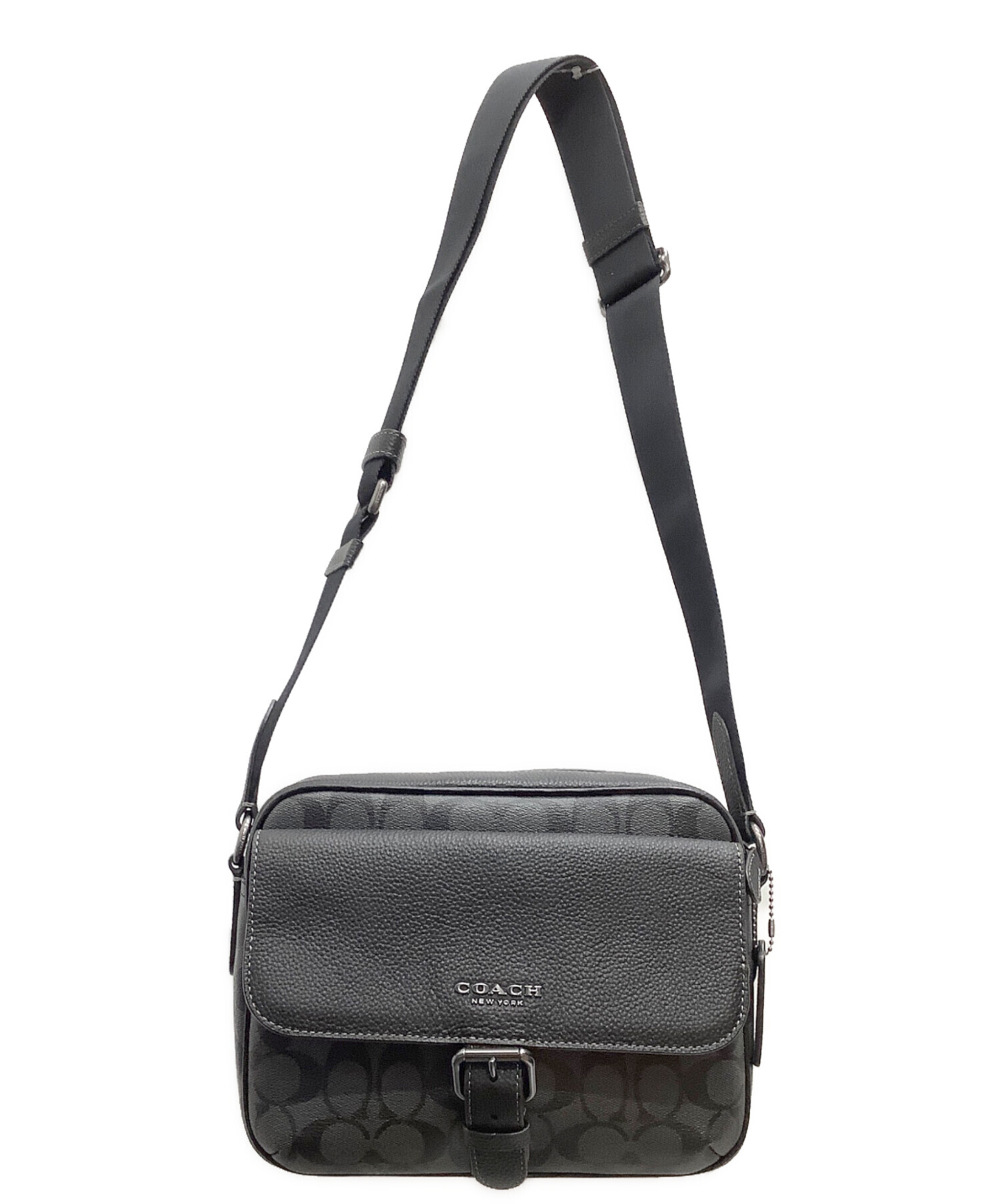 中古・古着通販】COACH (コーチ) ショルダーバッグ ブラック｜ブランド