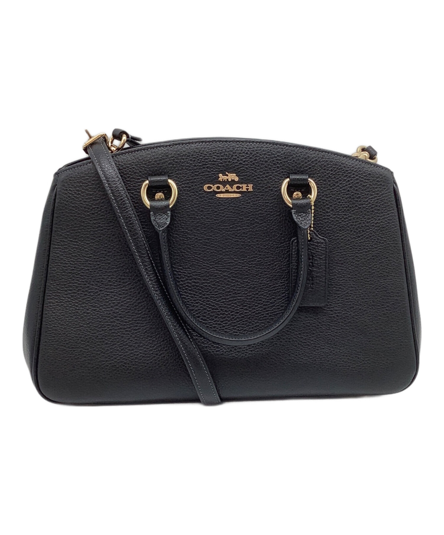 中古・古着通販】COACH (コーチ) 2WAYバッグ ブラック｜ブランド・古着