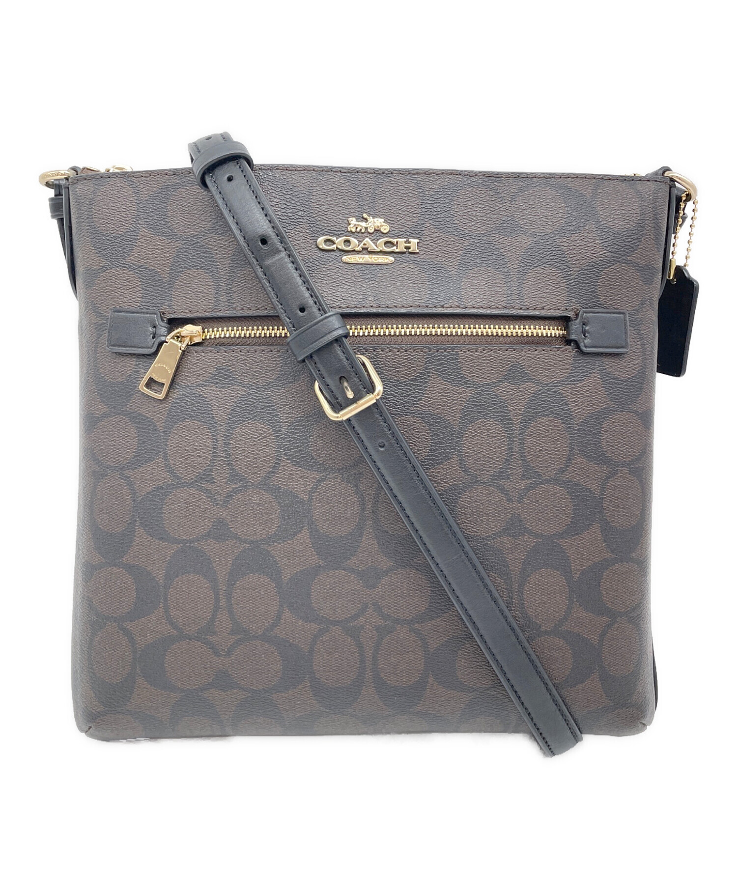 中古・古着通販】COACH (コーチ) ショルダーバッグ ブラウン｜ブランド 