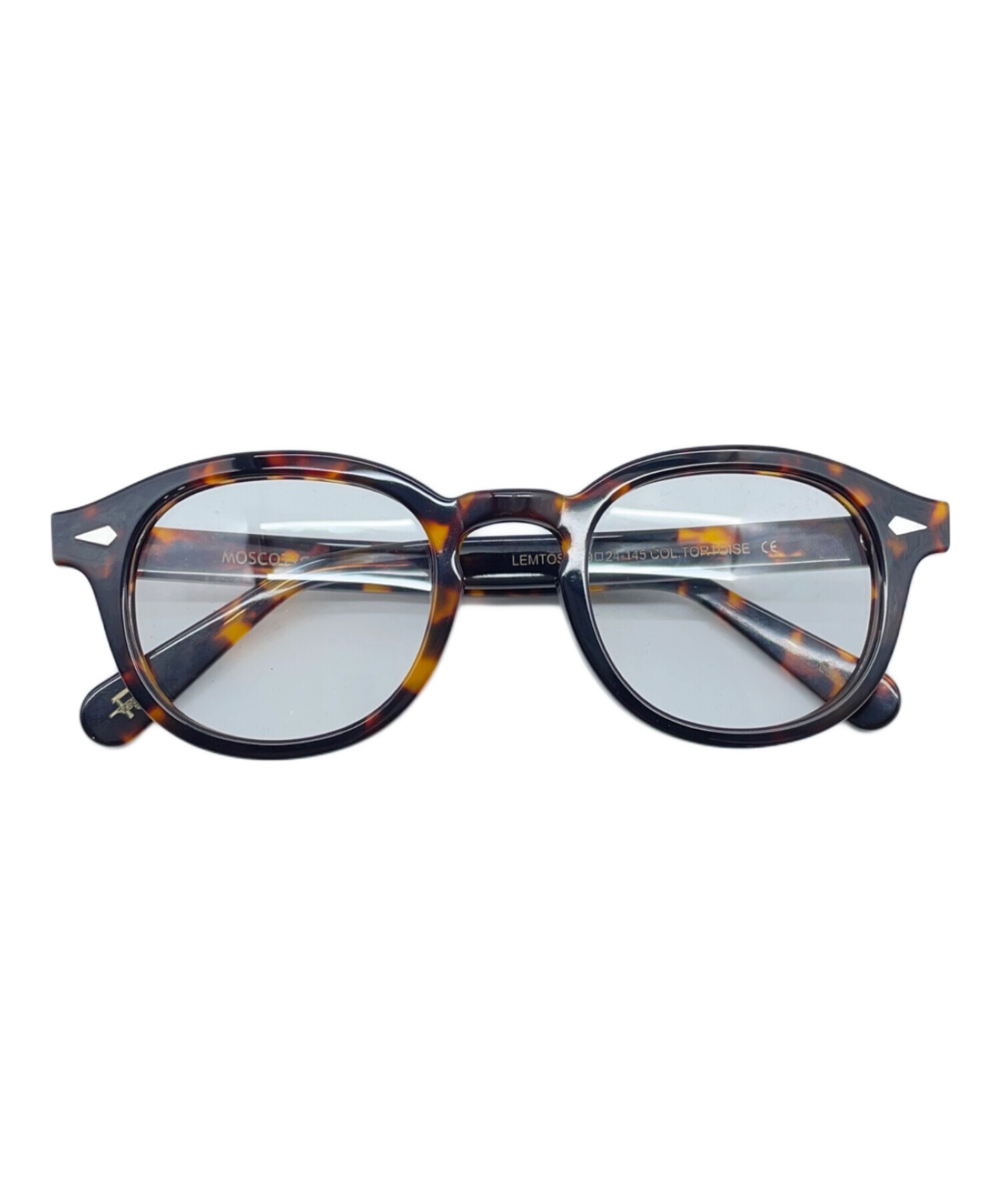 中古・古着通販】MOSCOT (モスコット) 伊達眼鏡 ブラウン｜ブランド