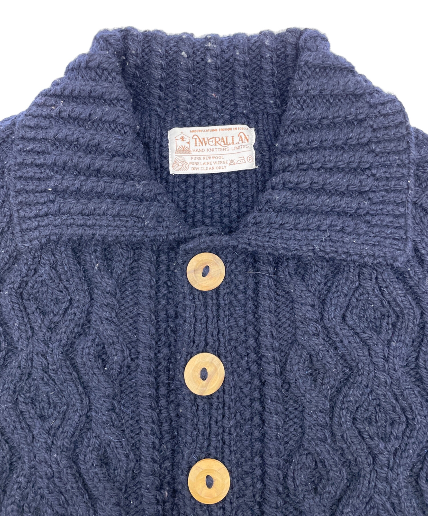 中古・古着通販】INVERALLAN (インバーアラン) 3Aアランカーディガン