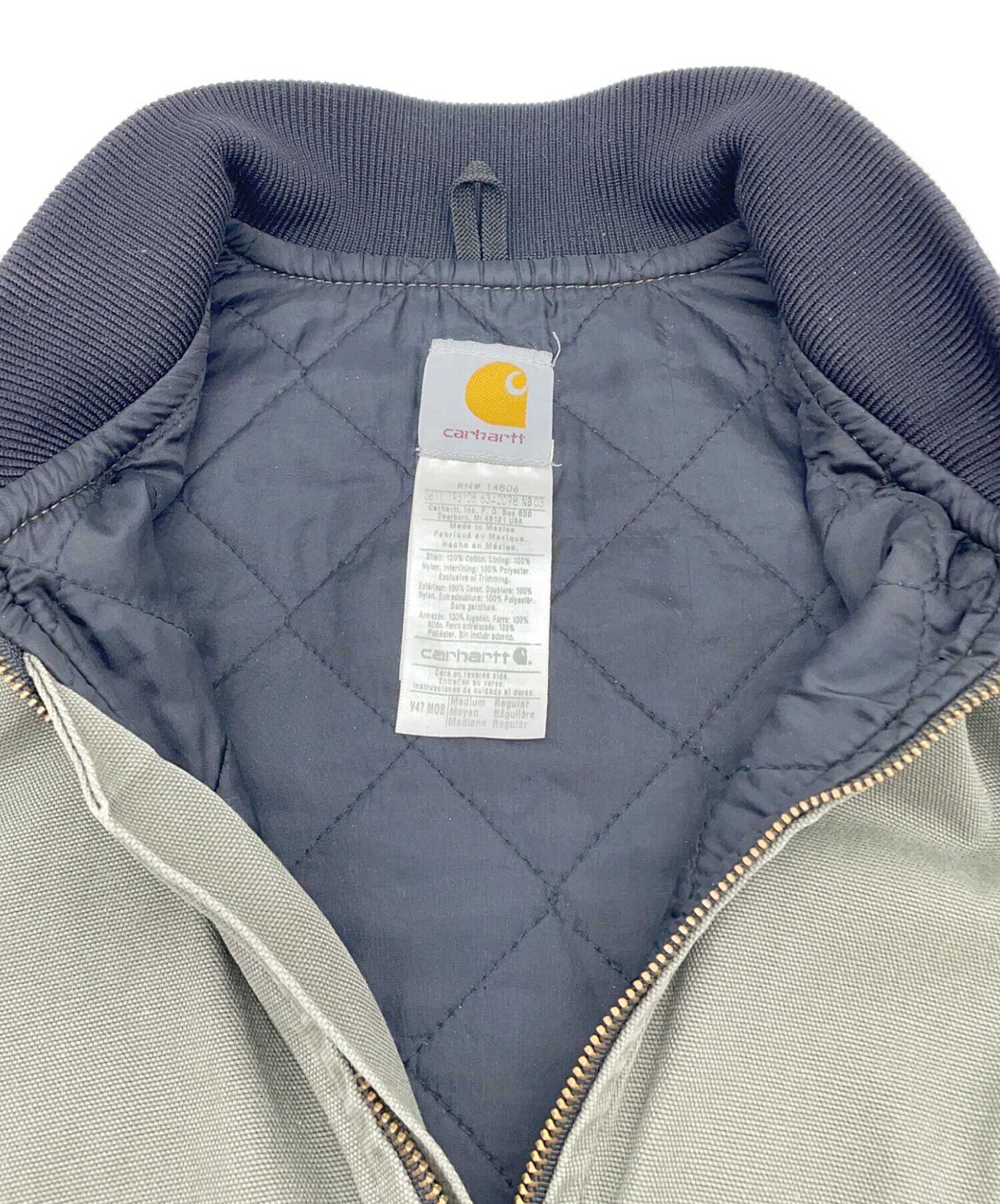 Carhartt カーハート　ダックベスト　V47 MOS モス　Mサイズ 中古・古着通販】CarHartt (カーハート) ダックベスト MOS サイズ:M