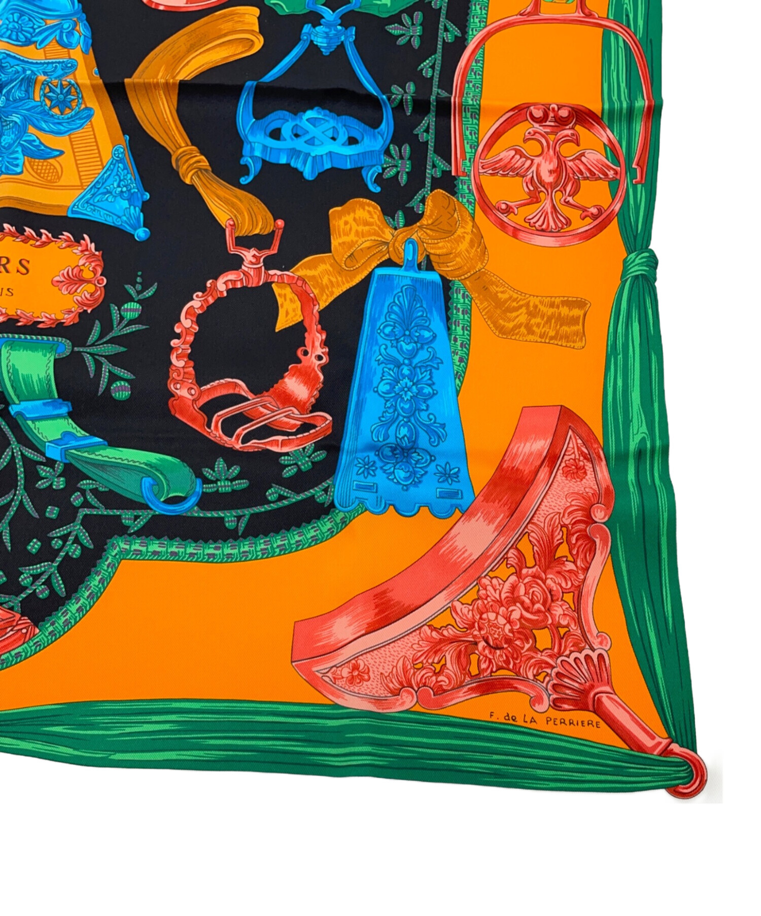 中古・古着通販】HERMES (エルメス) スカーフ オレンジ｜ブランド