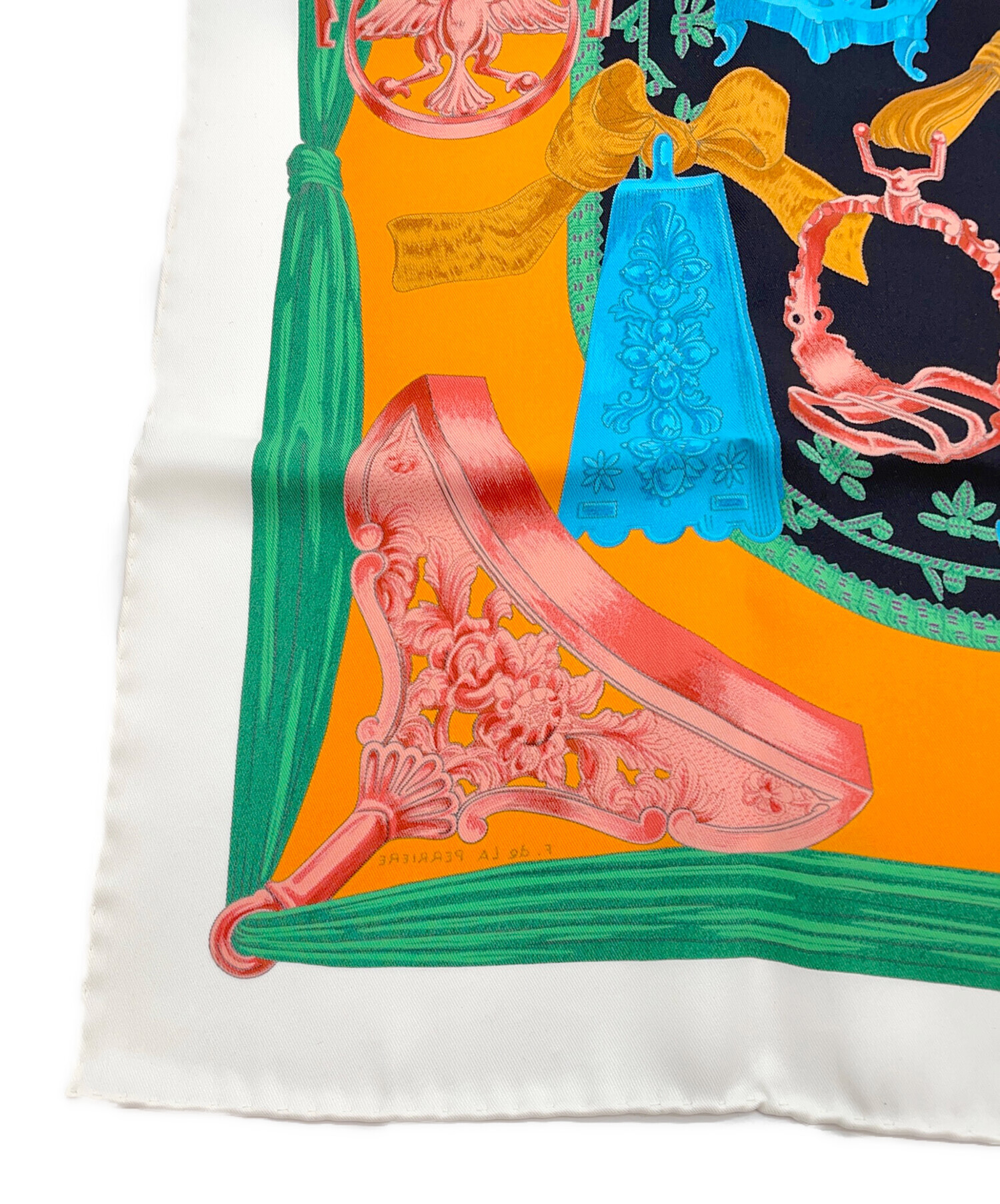 中古・古着通販】HERMES (エルメス) スカーフ オレンジ｜ブランド