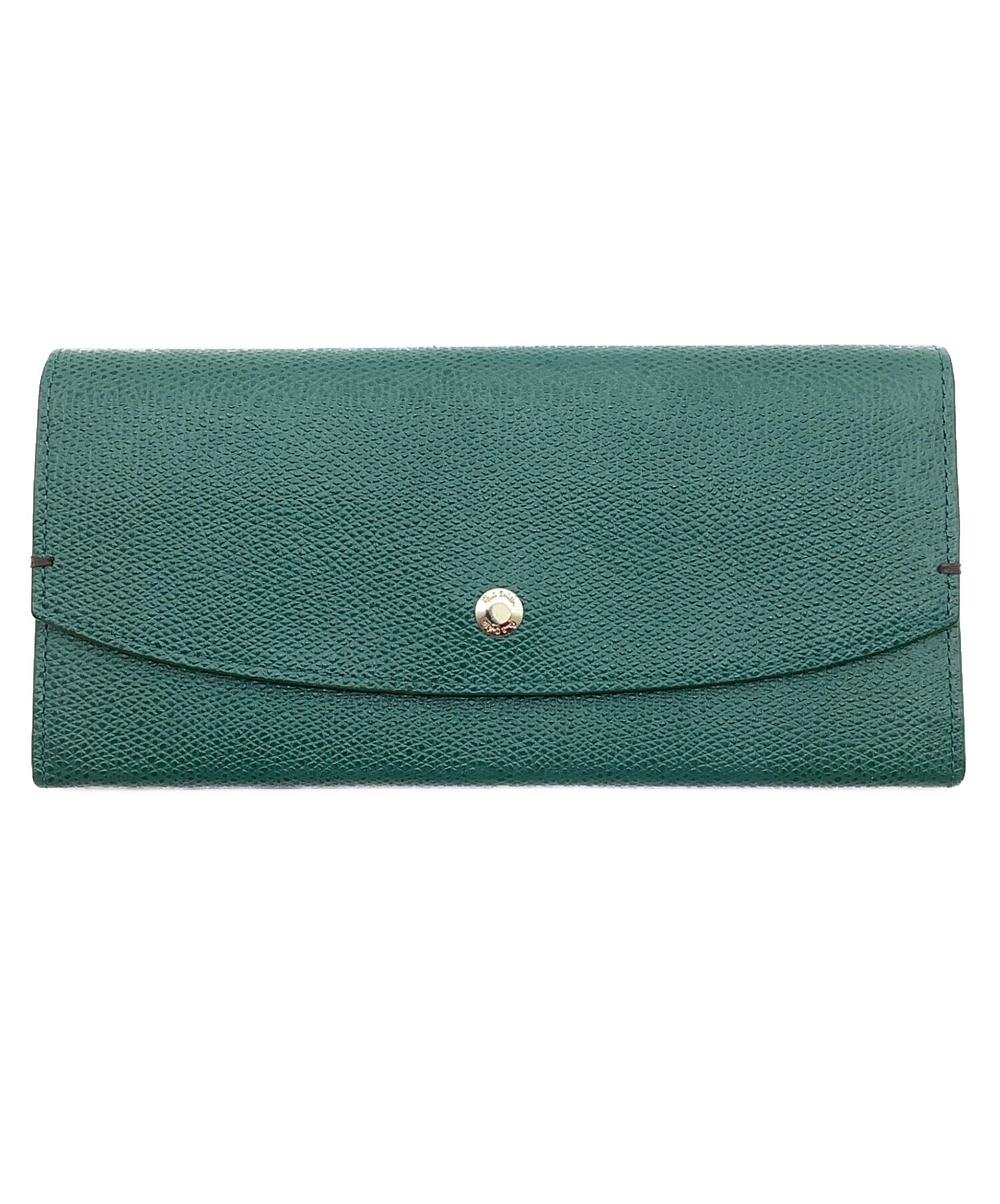 ★未使用★ポールスミス　長財布　グリーン 中古・古着通販】PAUL SMITH (ポールスミス) 長財布 グリーン
