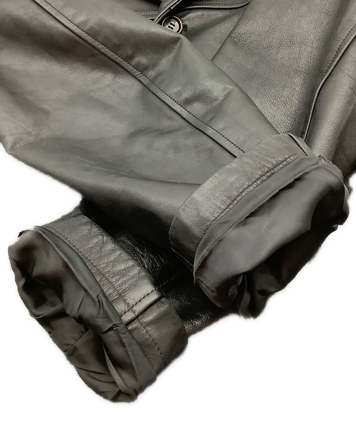 【Paul Smith】メンズレザージャケット　未使用近い美品　カバー付き　Ｌ 中古・古着通販】PAUL SMITH (ポールスミス) レザージャケット