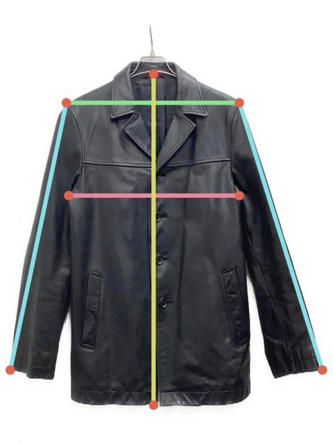 【Paul Smith】メンズレザージャケット　未使用近い美品　カバー付き　Ｌ 中古・古着通販】PAUL SMITH (ポールスミス) レザージャケット