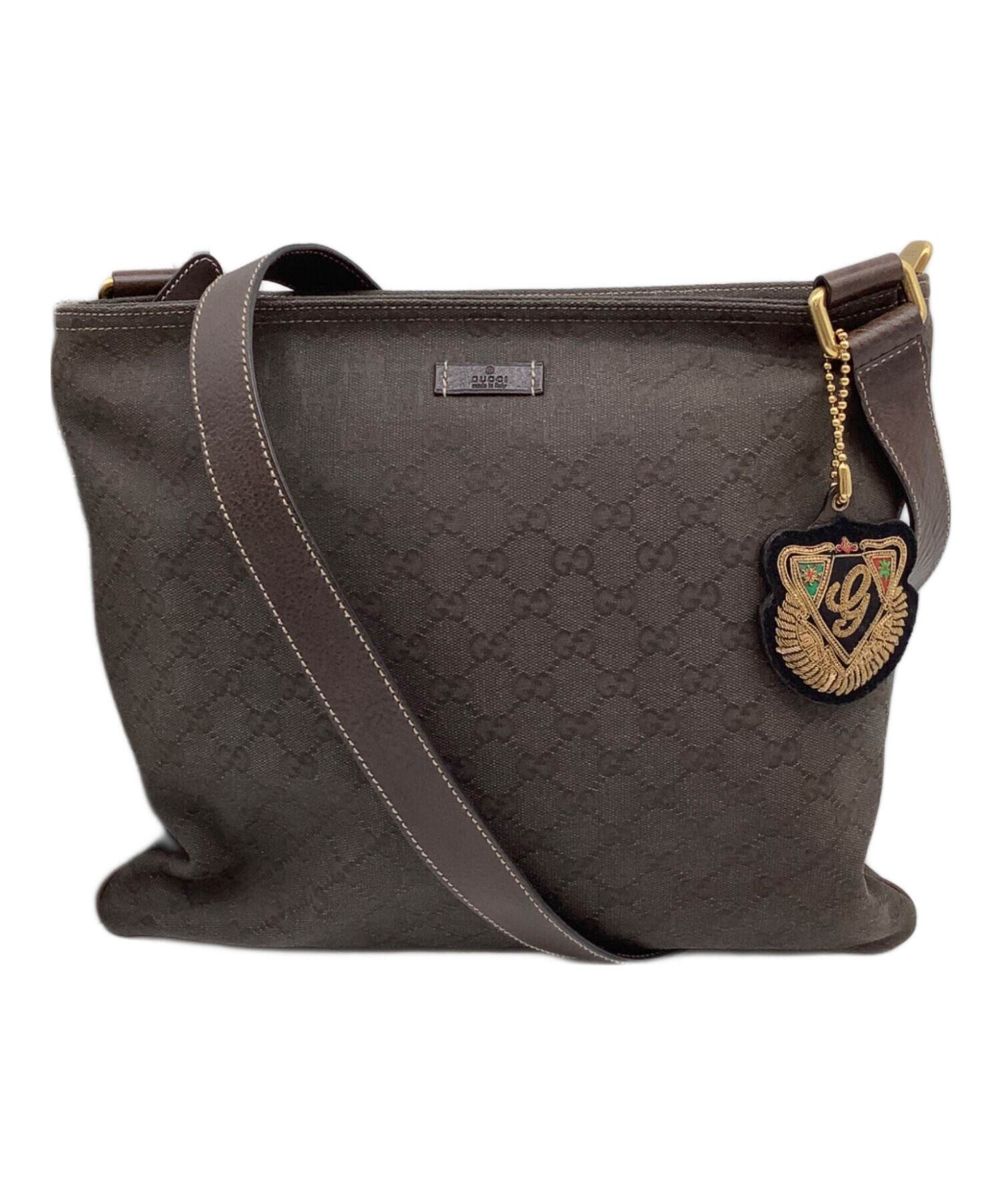 中古・古着通販】GUCCI (グッチ) ショルダーバッグ ブラウン｜ブランド