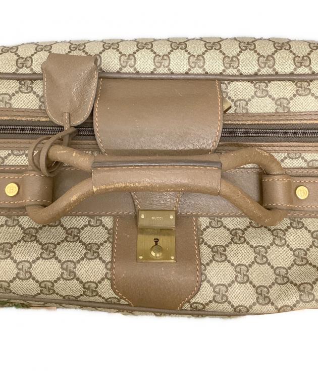 中古・古着通販】GUCCI (グッチ) トランクケース ブラウン｜ブランド