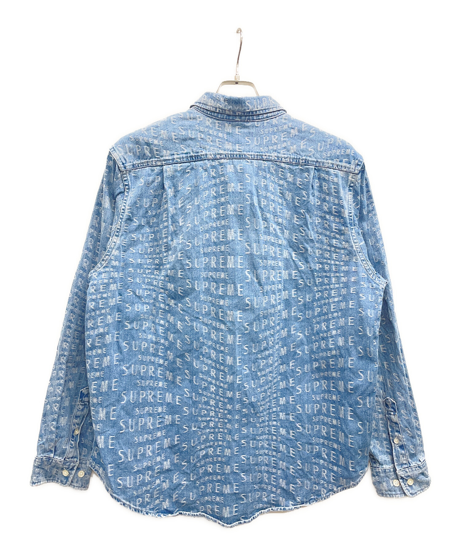 Supreme シュプリーム インディゴ デニムシャツ M 中古・古着通販】SUPREME (シュプリーム) デニムシャツ インディゴ