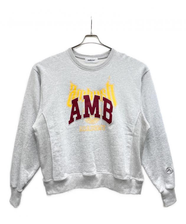 AMBUSH アンブッシュ スウェット メンズ 【古着】【中古】 中古・古着通販】AMBUSH (アンブッシュ) ロゴスウェットシャツ グレー